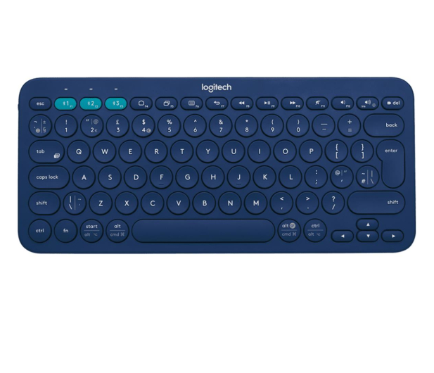 LOGITECH K380 Multi-Device BT Niebieska - 666712 - zdjęcie